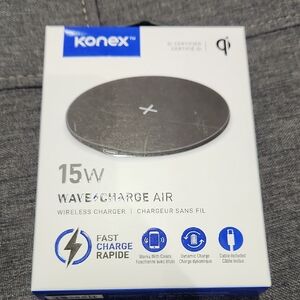 Konex 15W Wireless Charger in Silver